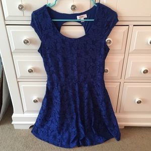 Candie’s Blue Lace Dress